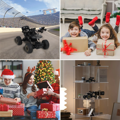 Wowehicle 1:12 Large RC Cars,4WD Large Remote Control Monster Truck 2.4 GHz Alloy RC Cars for Kids